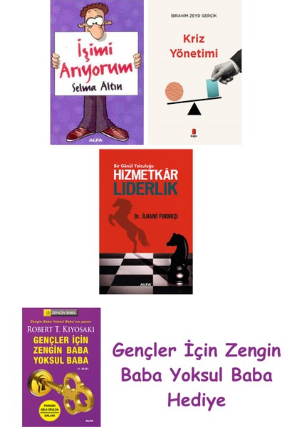Işimi Arıyorum + Kriz Yönetimi + Hizmetkar Liderlik (Cep Boy)