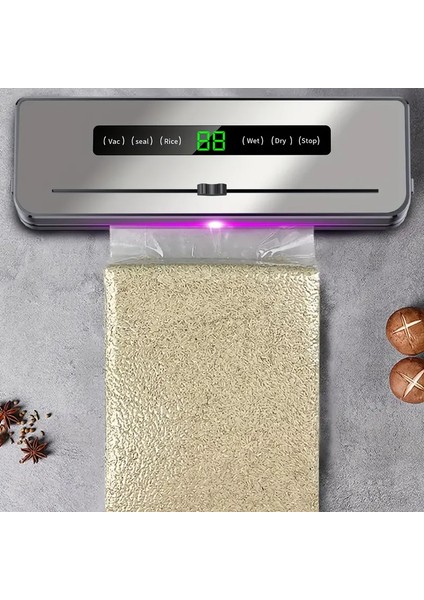 5300 Vakumlu Gıda Kapama Makinesi – Çok Fonksiyonlu, Pilsiz Kompakt Vakum Cihazı, 10 Adet Torbalı, Gıdaları Uzun Süre Taze Tutma, Kolay Kullanım, Ev Tipi Profesyonel Vakumlama Makinesi indirimleri