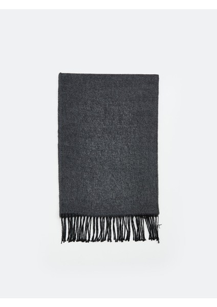 Yeni Sezon Püskül Detaylı Düz Erkek Atkı fiyatları