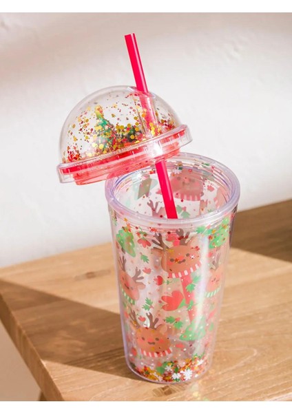 Baskılı Pipetli Meşrubat Bardağı 500 ml (W5) fiyatları