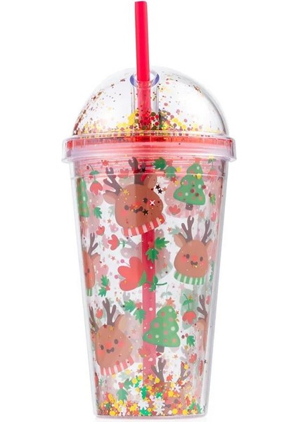 Baskılı Pipetli Meşrubat Bardağı 500 ml (W5) indirimleri