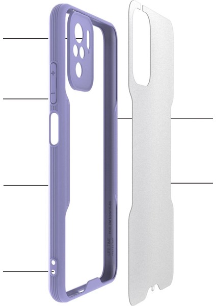 Xiaomi Redmi Note 10 Kılıf Platin Silikon - Pembe modelleri