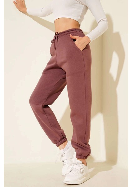 Lvsqvr 3 Iplik Şardonlu Paça Lastikli Eşofman Tarçın İS001 (Beden: S) modelleri