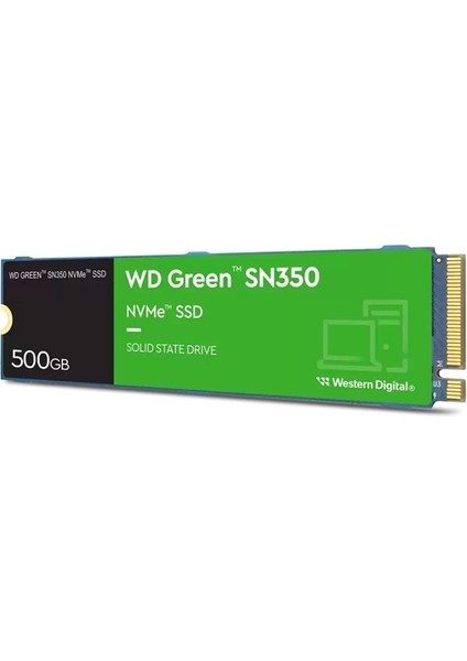 Wd SN350 500GB 2400/1500/MB/S M2 Pcıe Nvme SSD WDS500G2G0C fiyatları