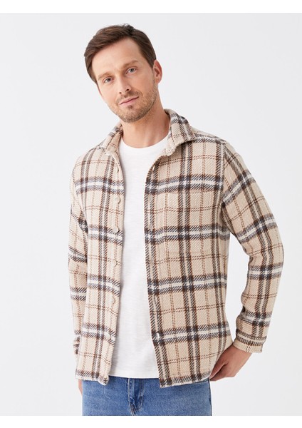 Yeni Sezon Regular Fit Uzun Kollu Ekose Erkek Oduncu Gömlek