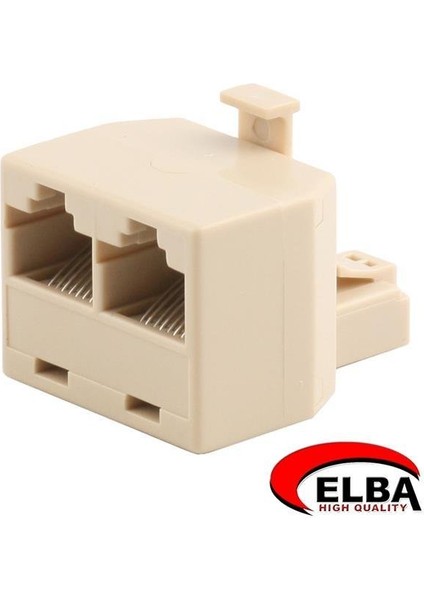 8P8C Jack- 2X8P8C Jack 2li RJ45 Çokla JK8464