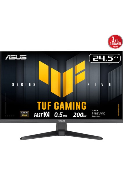 Asus Tuf Gamıng VG257Q5A 24.5" 0.5ms 200HZ 1920X1080 2xhdmı/dp mm LED Monıtor