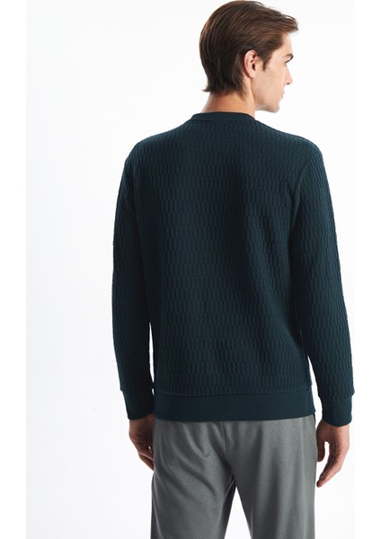 Yeni Sezon Bisiklet Yaka Uzun Kollu Erkek Sweatshirt fırsatları