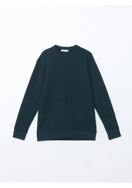 Yeni Sezon Bisiklet Yaka Uzun Kollu Erkek Sweatshirt indirimleri