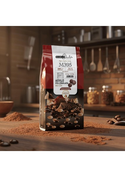 Sütlü Pul Çikolata %39,5 *2,5kg