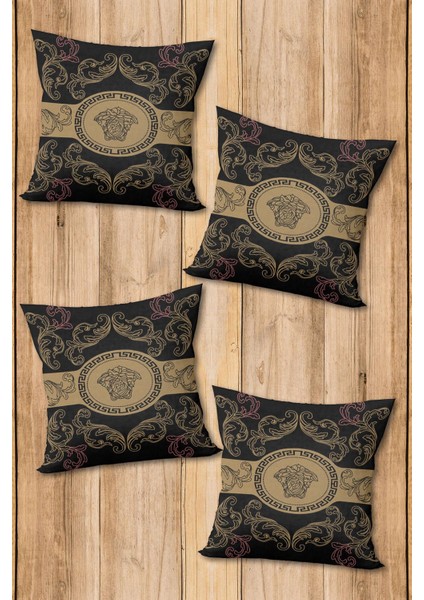 Dijital Baskılı Yumuşak Dokulu 4’lü Kırlent Kılıfı Takımı (43X43 Cm) KRL0002 fiyatları