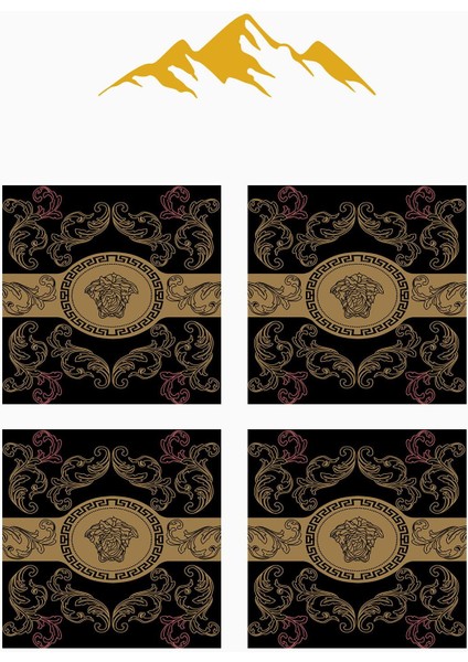 Dijital Baskılı Yumuşak Dokulu 4’lü Kırlent Kılıfı Takımı (43X43 Cm) KRL0002 modelleri