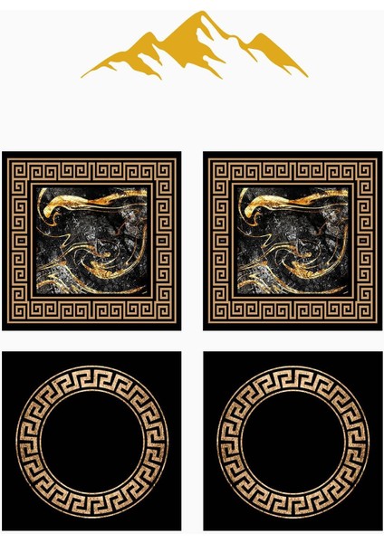 Dijital Baskılı Yumuşak Dokulu 4’lü Kırlent Kılıfı Takımı (43X43 Cm) KRL0011 modelleri