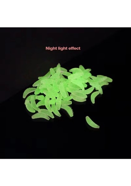 Gerçek Görünümlü Silikon Kurtçuk Yapay Balık Yemi 2cm 10 Adet indirimleri