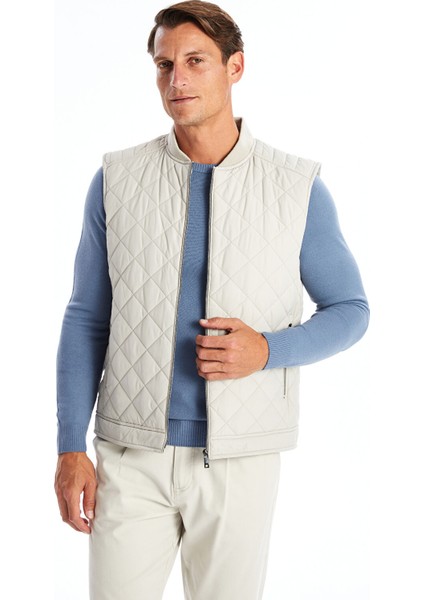 Yeni Sezon Standart Kalıp Dik Yaka Erkek Yelek