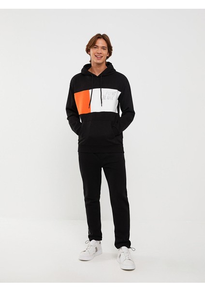 Yeni Sezon Uzun Kollu Renk Bloklu Erkek Kalın Hoodie modelleri