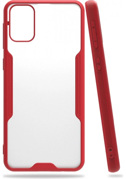 Samsung Galaxy M31 Kılıf Platin Silikon - Kırmızı