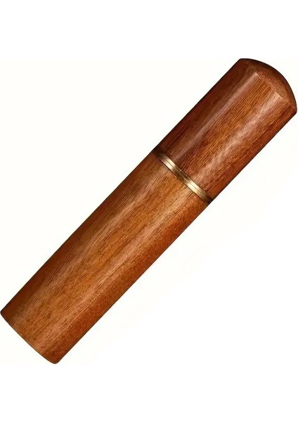 El Oyması Su Hava Geçirmez Doğal Meşe Ahşap Kürdan Hap Iğne Hazneli Mini Taşıyıcı