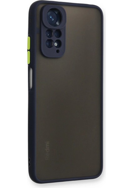 Xiaomi Redmi Note 11 Kılıf Montreal Silikon Kapak - Lacivert