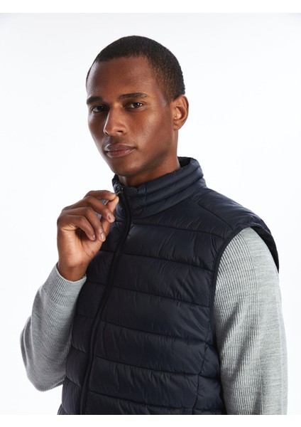 Yeni Sezon Standart Kalıp Dik Yaka Erkek Şişme Yelek modelleri