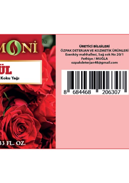 Gül Esansiyel Uçucu Koku 10ML Difüzör Esansı Buhurdanlık Yağı ve Oda Kokusu 5AL 4öde modelleri