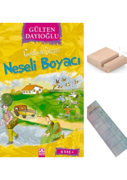 Neşeli Boyacı / Gelincik Dizisi / Gülten Dayıoğlu / 3. Sınıf / 8-9 Yaş Hikaye+Tablet Tutucu