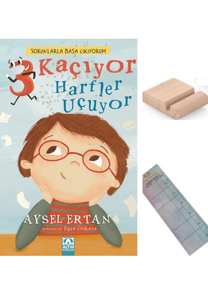 3 Kaçıyor Harfler Uçuyor / Aysel Ertan / 2. Sınıf / 6-7 Yaş Hikaye+Tablet Tutucu+Takip Ayracı