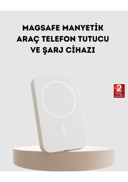 Lvsqvr 5000MAH Manyetik Powerbank – Iphone Serisi Için Taşınabilir Kablosuz Şarj Cihazı
