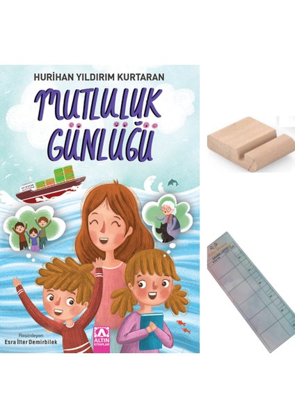 Mutluluk Günlüğü / Nurihan Yıldırım Kurtaran / 4. Sınıf / 9-10 Yaş Hikaye +Tablet Tutucu