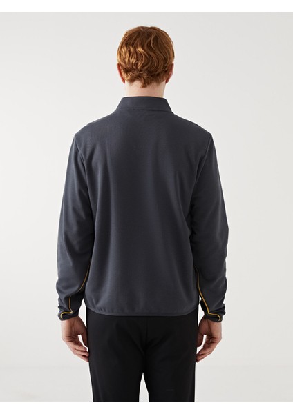 Yeni Sezon Standart Kalıp Dik Yaka Erkek Sweatshirt fırsatları