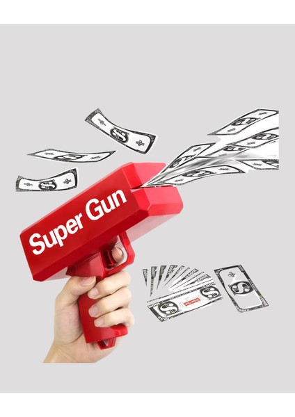 Lvsqvr Dolar Boyutunda Kâğıt Atışı Yapan Pil ile Çalışan Oyuncak Tabanca fiyatları