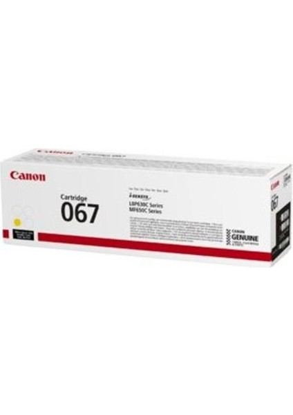 CRG-067 Y Yellow Sarı Toner MF65X