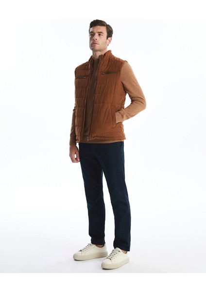 Yeni Sezon Standart Kalıp Dik Yaka Erkek Yelek modelleri