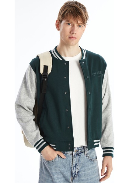 Yeni Sezon Rahat Kalıp Uzun Kollu Erkek Kalın Kolej Ceket