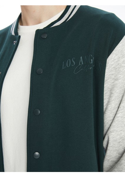 Yeni Sezon Rahat Kalıp Uzun Kollu Erkek Kalın Kolej Ceket modelleri