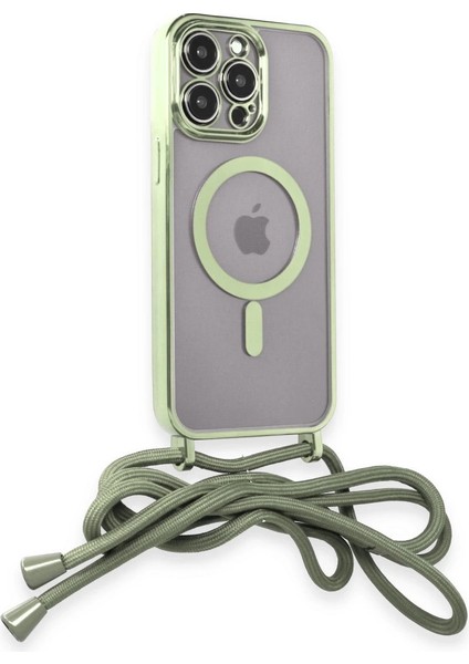 Iphone 13 Pro Kılıf Divo Lazer Askılı Magsafe Kapak - Koyu Yeşil fiyatları