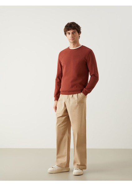 Yeni Sezon Bisiklet Yaka Uzun Kollu Erkek Sweatshirt fiyatları