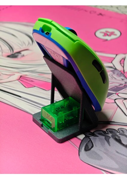 Universal Gaming Mouse Standı / Display Tutucu - Kişiselleştirilebilir Renk Masa Düzenleme Aksesuarı modelleri