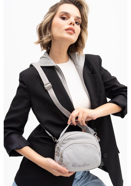 Benetton Kadın Çapraz Çanta A.gri BNT1208 fiyatları