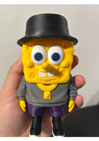Sünger Bob Sokak Stili Urban Hiphop Stil Karakter Figür modelleri