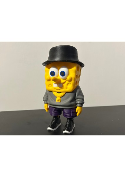 Sünger Bob Sokak Stili Urban Hiphop Stil Karakter Figür