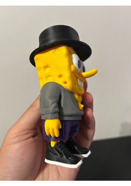 Sünger Bob Sokak Stili Urban Hiphop Stil Karakter Figür
