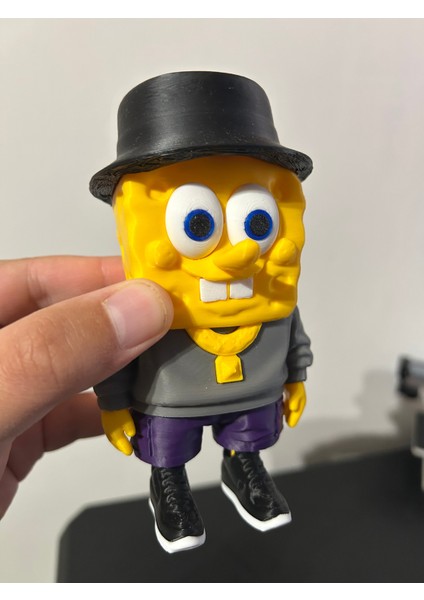 Sünger Bob Sokak Stili Urban Hiphop Stil Karakter Figür