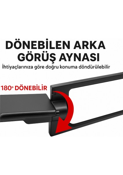 Motosiklet Evrensel Geri Görüş Aynası Seti Alüminyum Gövde Hd Geniş Açılı 2 Adet Mootsiklet Aynası fiyatları