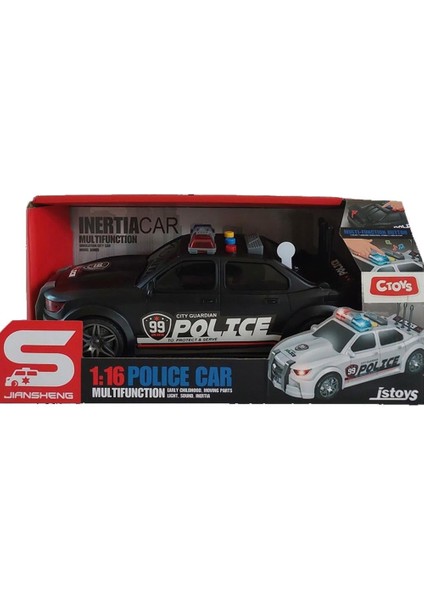 Oyuncak Işıklı ve Sesli Polis Arabası CTOY-JS124C