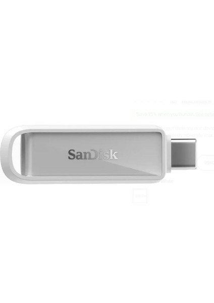 SDIXS0N-256G-GN6NE 256GB Phone Drive With USB-C-128GB (Arctic White) Flash Bellek