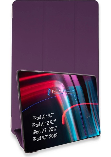 Ipad 5 Air 9.7 Kılıf Tablet Smart Kılıf - Mor