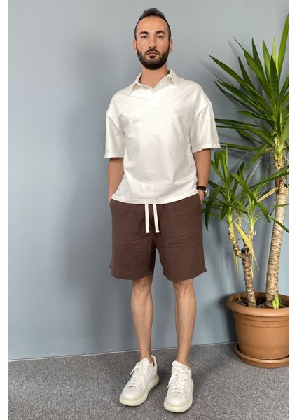 Müslin Kumaş Siyah Şort modelleri