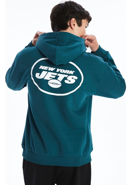 Yeni Sezon Uzun Kollu Baskılı Erkek Kalın Hoodie