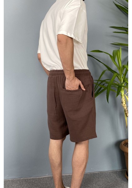 Müslin Kumaş Siyah Şort fırsatları